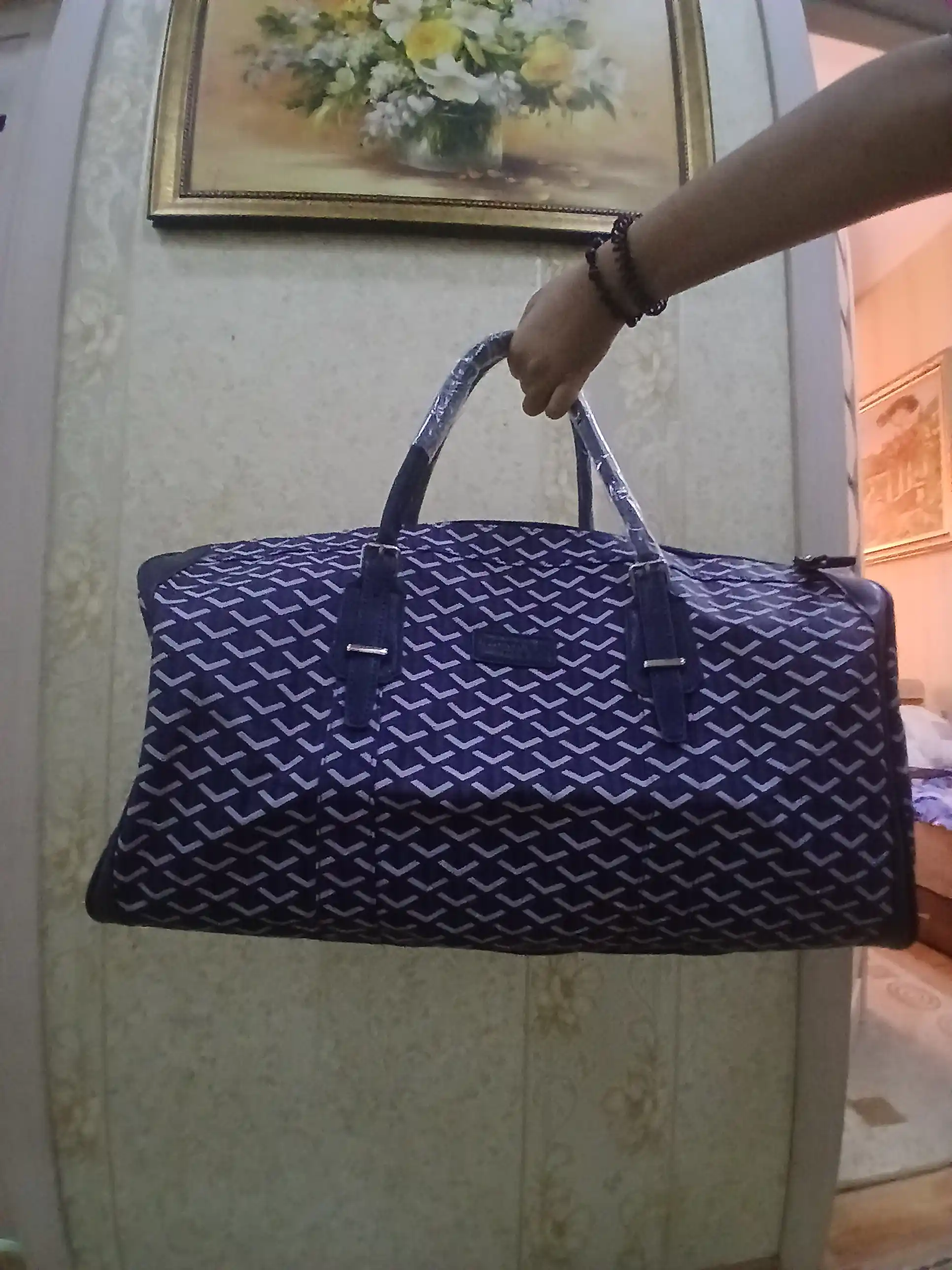 Goyard naqshli safar sumkasi