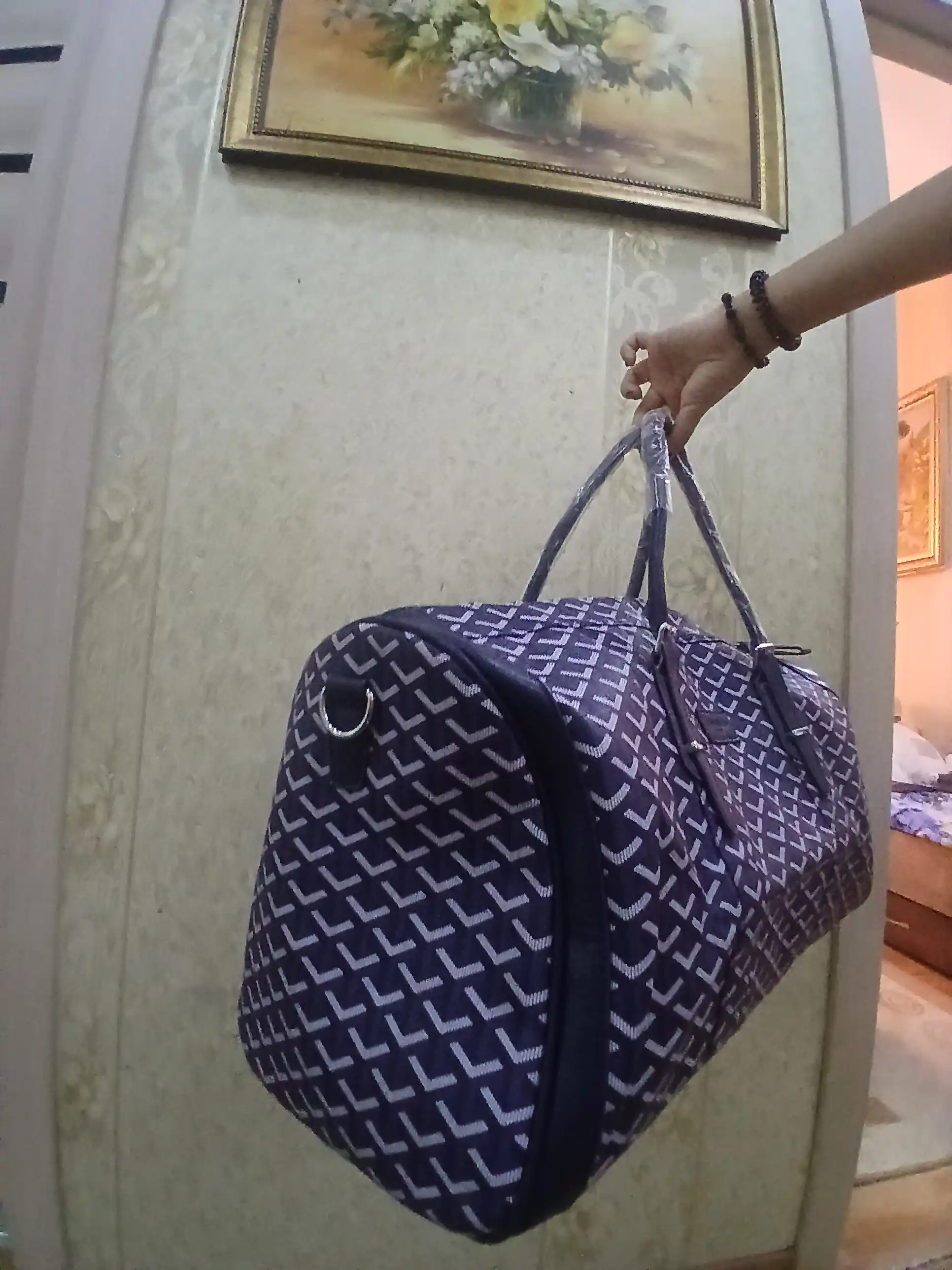 Goyard naqshli safar sumkasi