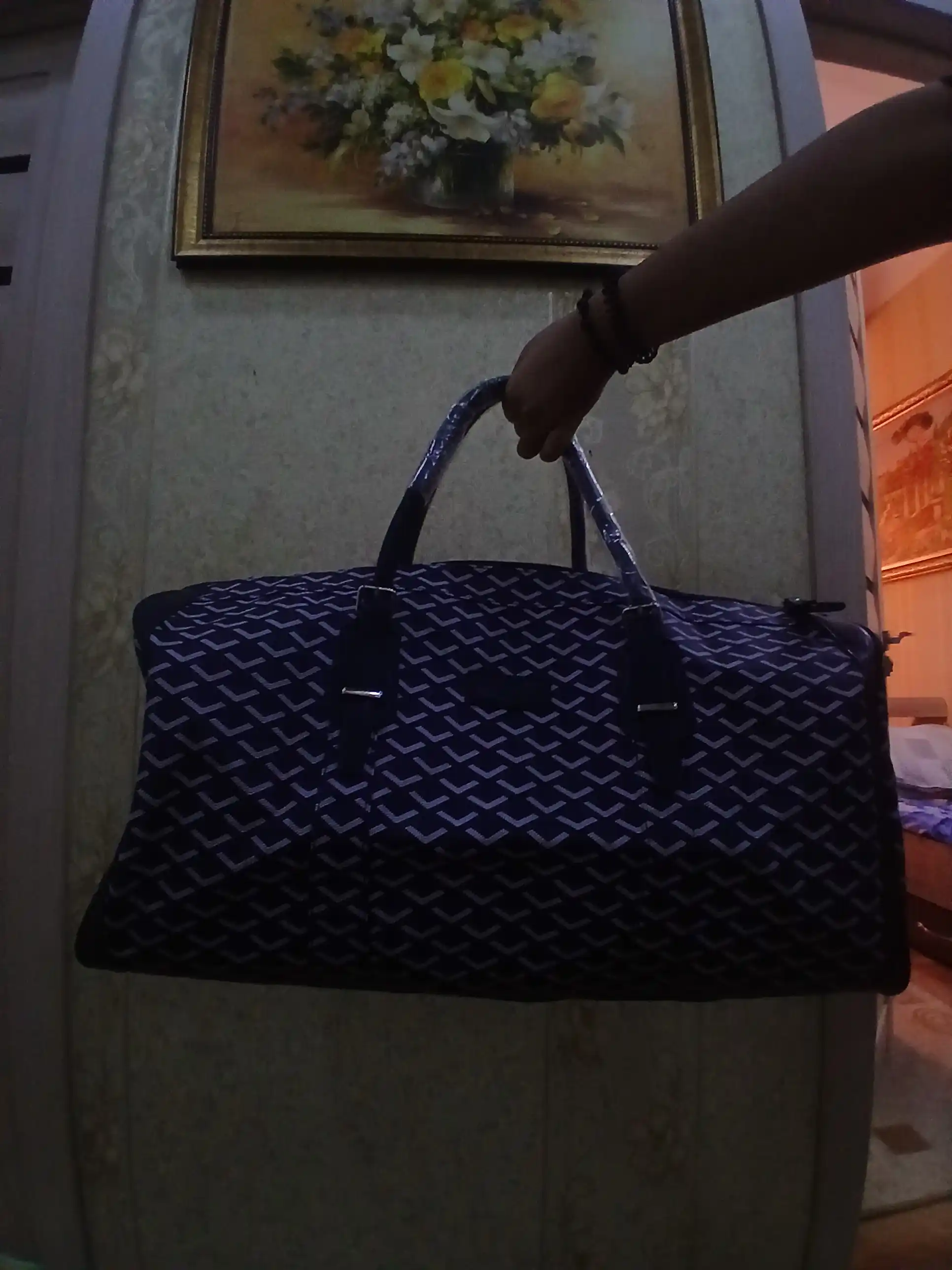 Goyard naqshli safar sumkasi