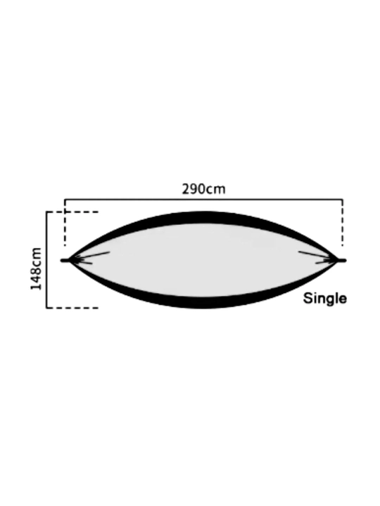 Naturehike Ultralight Swing NH21DC011 sayyohlik gamagi, bir kishilik