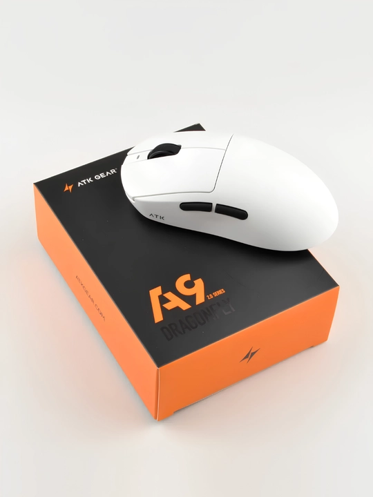 Simsiz o‘yin sichqonchasi ATK A9 PLUS, Bluetooth va 2,4G, 30000 DPI mishka kompyuter uchun