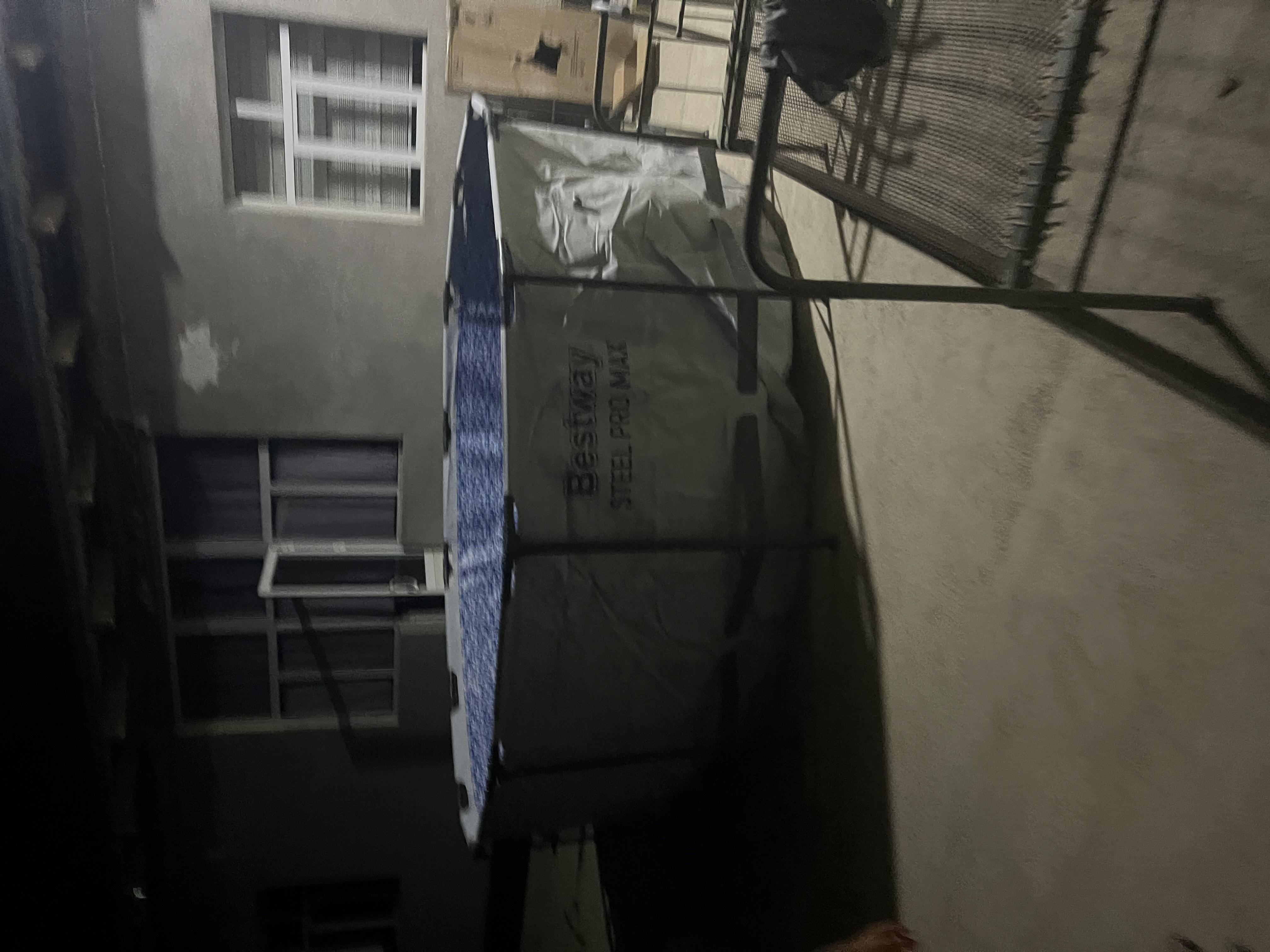 Karkasli basseyn / hovuz / Bestway Steel Pro Max 56420 / yumaloq 366 sm / PVX / oq