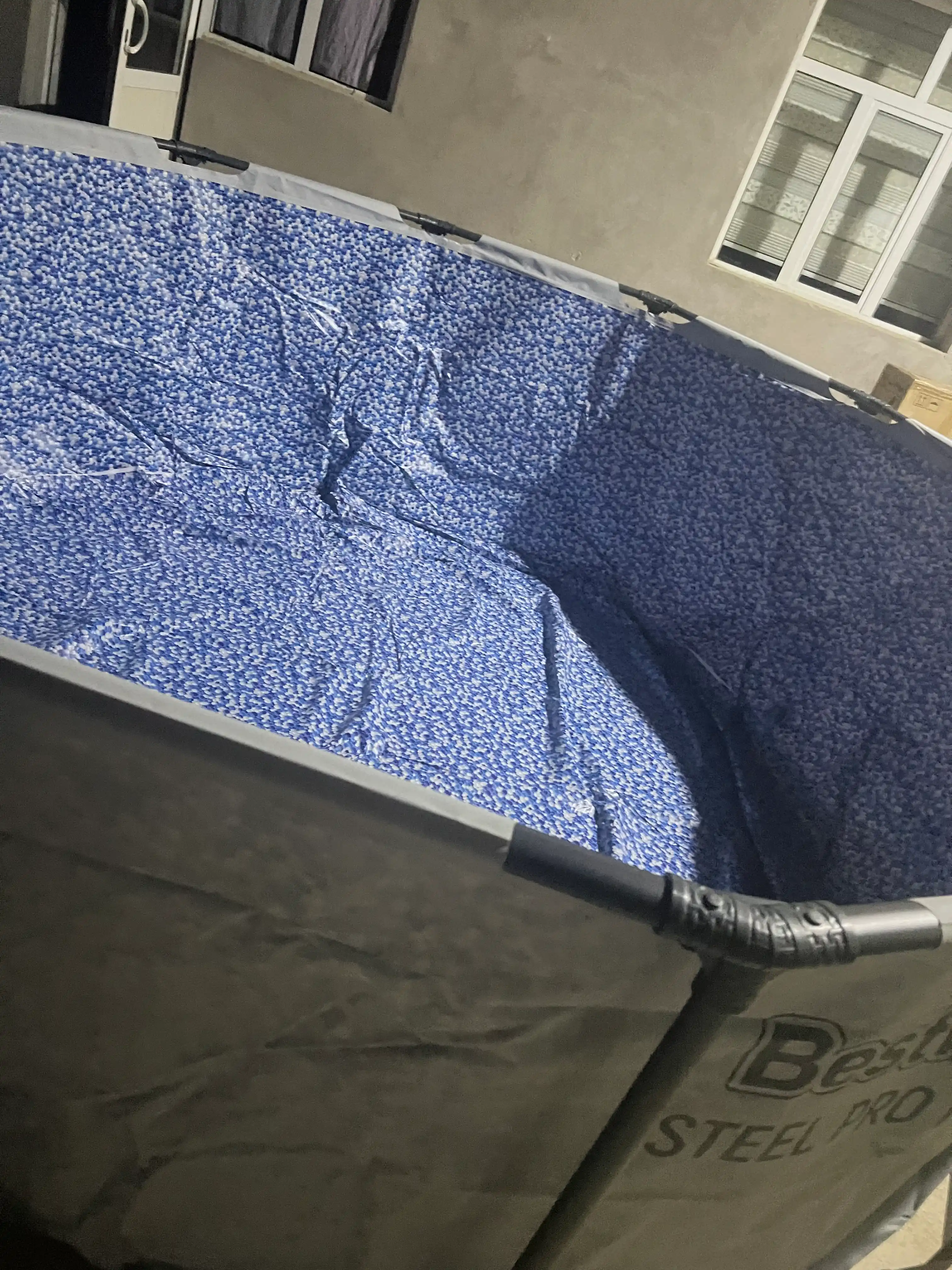 Karkasli basseyn / hovuz / Bestway Steel Pro Max 56420 / yumaloq 366 sm / PVX / oq