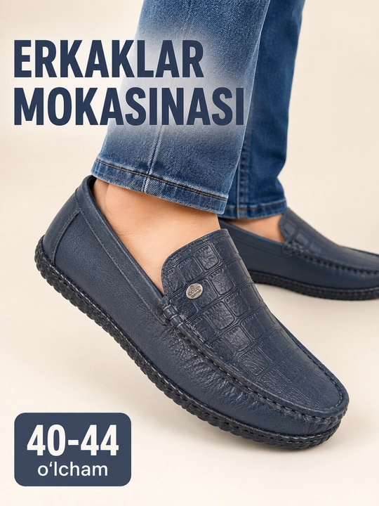 Erkaklar mokasinlari, klassik tufli, kundalik, kuz mavsumi uchun mos oyoq kiyim 40-44 - 