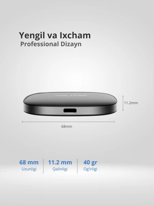 Hiksemi tashqi qattiq xotira SSD qurilmasi
