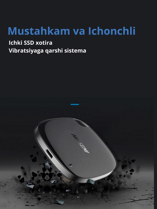 Hiksemi tashqi qattiq xotira SSD qurilmasi