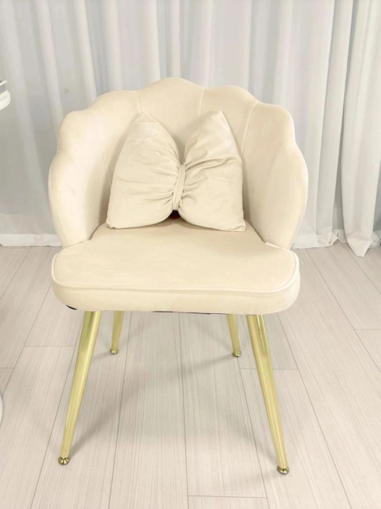 Yumshoq kreslo stul velvet kursi zamonaviy chair mebel organayzer uy uchun kreslo - 