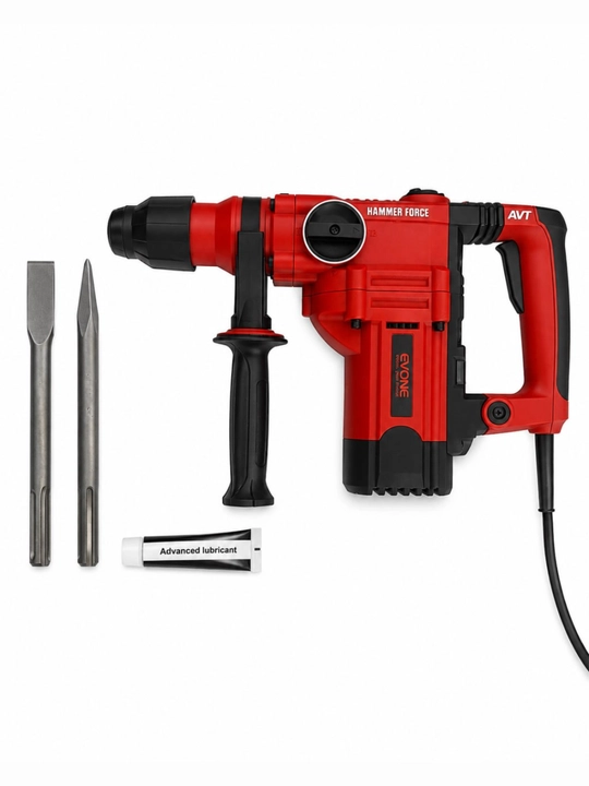 Perforator elektr, bochka turidagi 1100–1600 Vt, beton va g‘isht uchun, antivibratsiyali