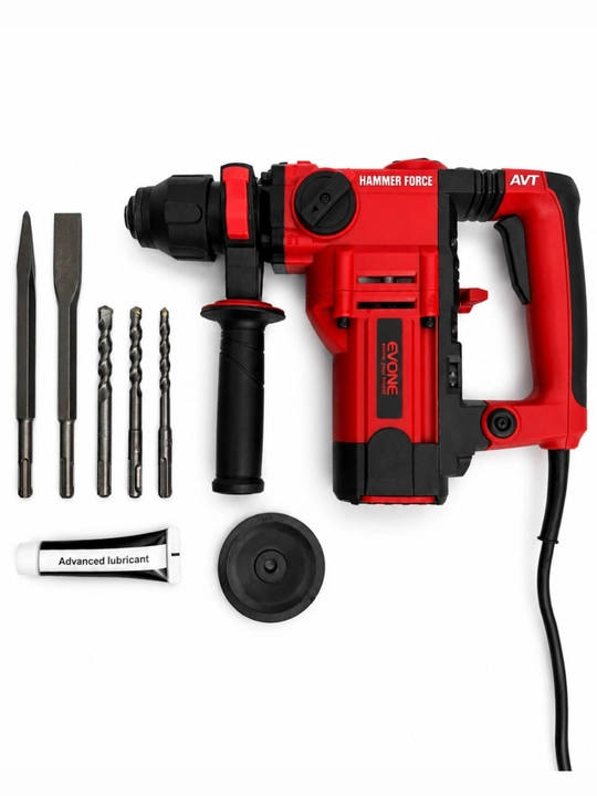 Perforator elektr, bochka turidagi 1100–1600 Vt, beton va g‘isht uchun, antivibratsiyali