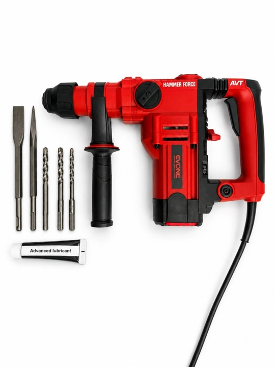 Perforator elektr, bochka turidagi 1100–1600 Vt, beton va g‘isht uchun, antivibratsiyali