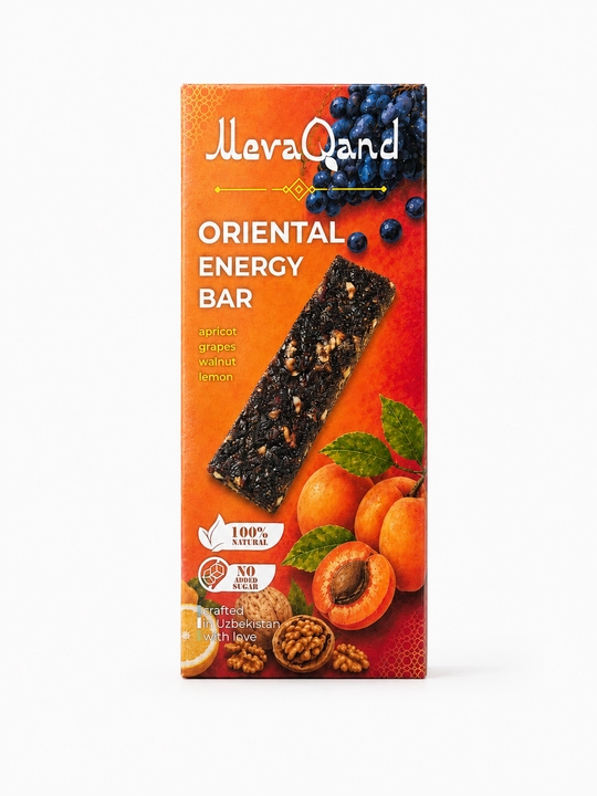 Батончик MevaQand Oriental Energy Bar из сухофруктов, 40 г (14 шт.)