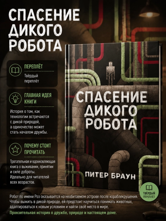 Yovvoyi robotni qutqarish – Piter Braun, bolalar uchun fantastik sarguzasht romani - 
