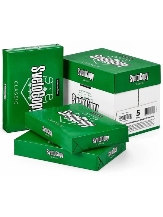 Svetocopy A4 ofis qog‘ozi, 80 g/m², 500 varaq, oq