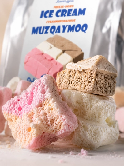 Сублимированное мороженое MevaQand Freeze-Dried ассорти, 50 г