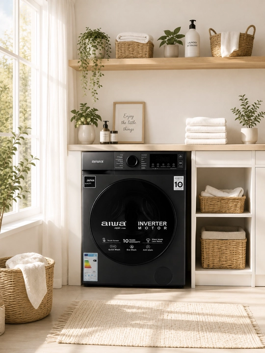 Kir yuvish mashinasi, 8 kg, 1200 ayl/min, DD Inverter Motor