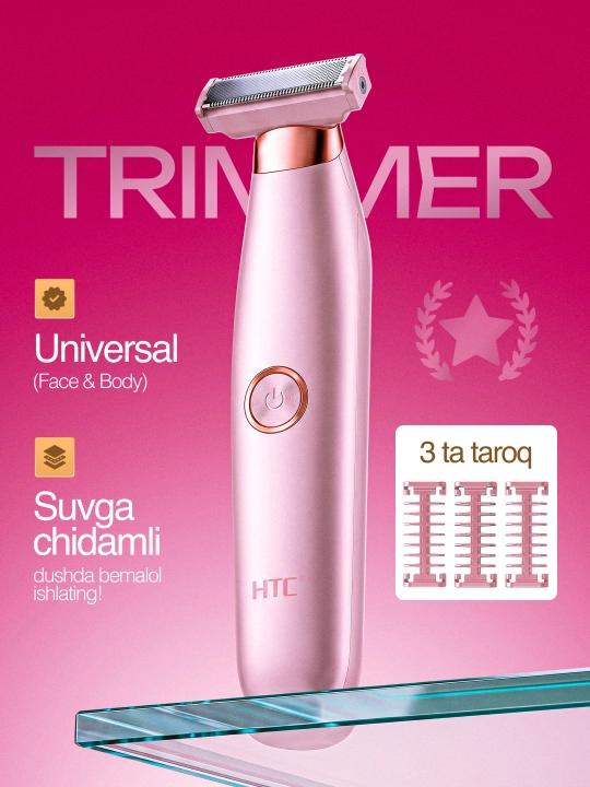 Trimmer HTC One Blade, soqol va tana uchun trimmer va epilator - 