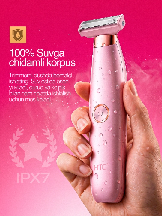 Trimmer HTC One Blade, soqol va tana uchun trimmer va epilator