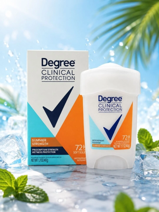 DEGREE ADVANCED / CLINICAL dezodorant-antiperspirant, 72 soat himoya - 