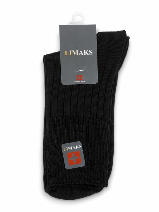 Мужские классические носки LIMAKS в рубчик, размер 41–45 - 
