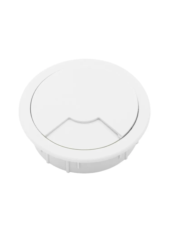 D.60 mm li kabel uchun plastik tiqin - mebel va simlarni tartibga solish uchun