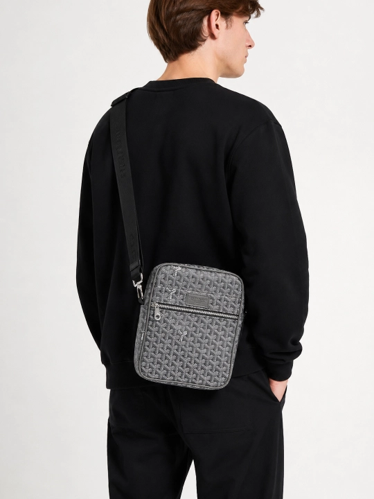 Мужская сумка через плечо, кросс-боди, в премиальном стиле Goyard