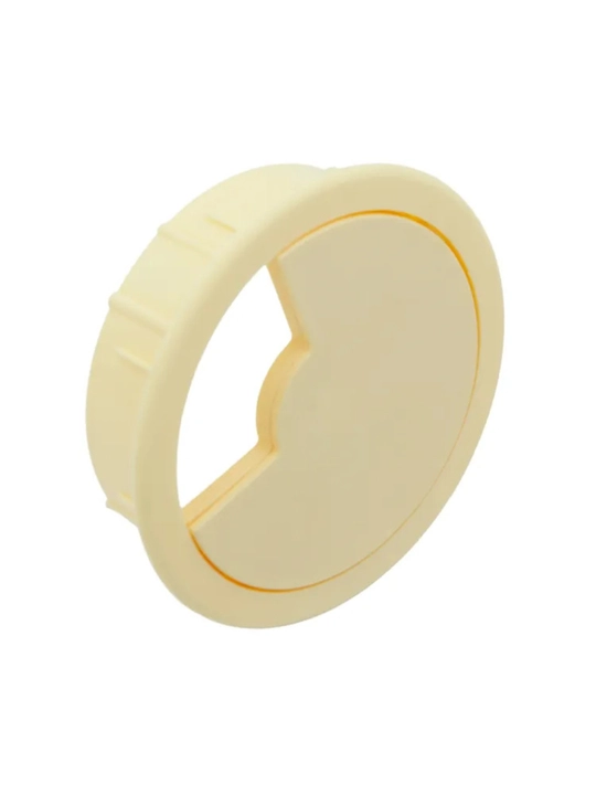 D.60 mm li kabel uchun plastik tiqin - mebel va simlarni tartibga solish uchun