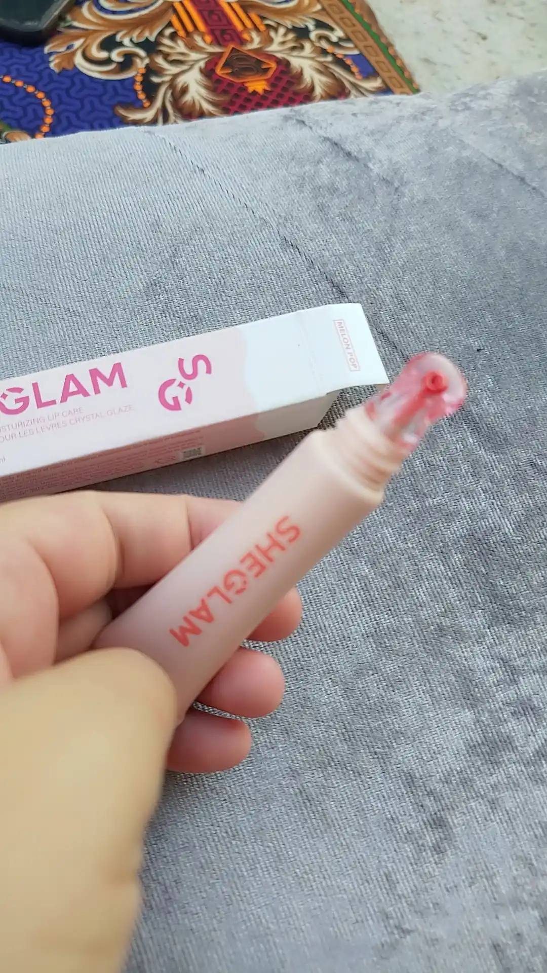 SHEGLAM Crystal Glaze lab yaltirog‘i, namlovchi, yaltiroq