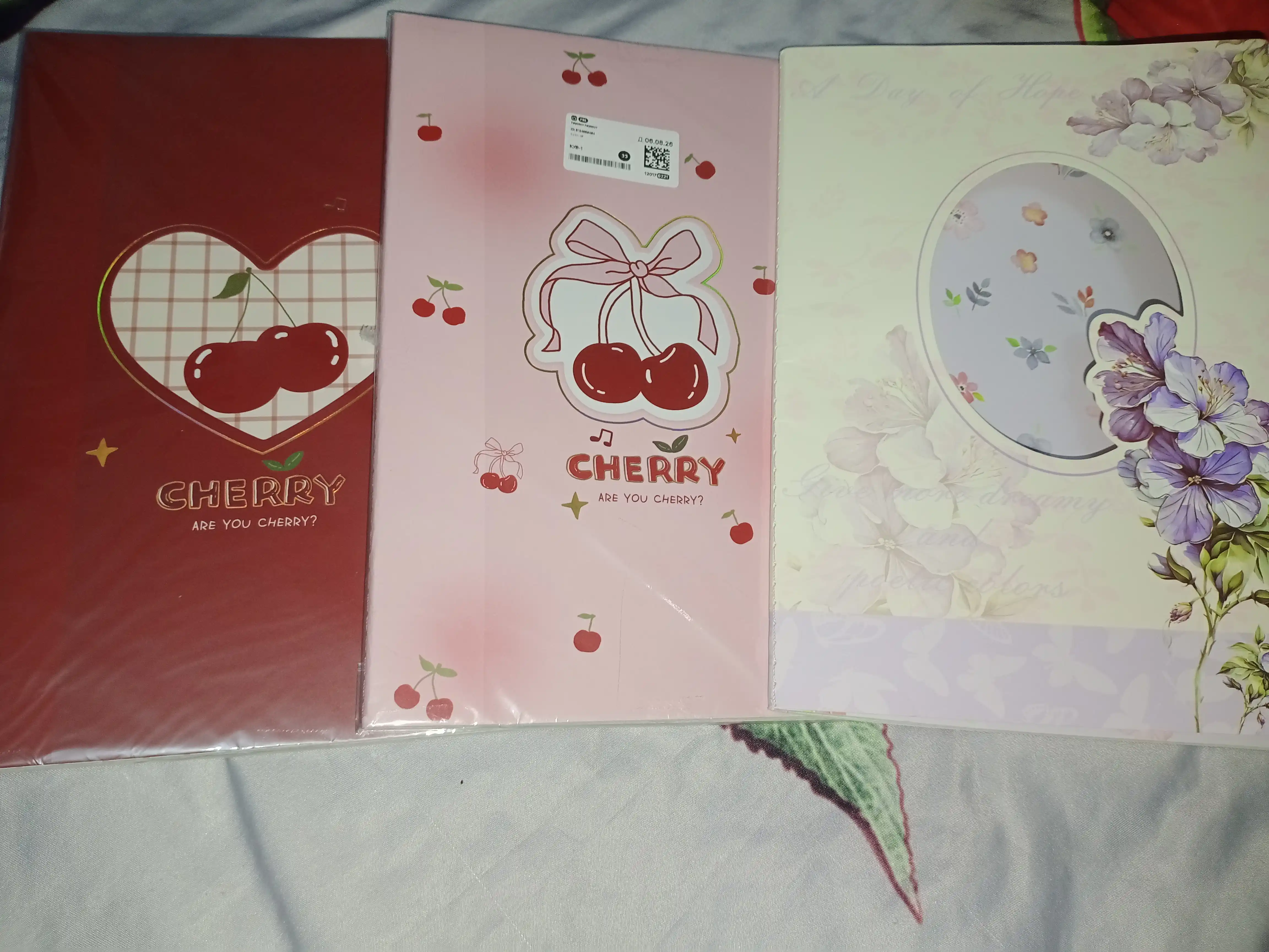 3D блокнот Cherry, большой формат 175×250 мм, 40 листов