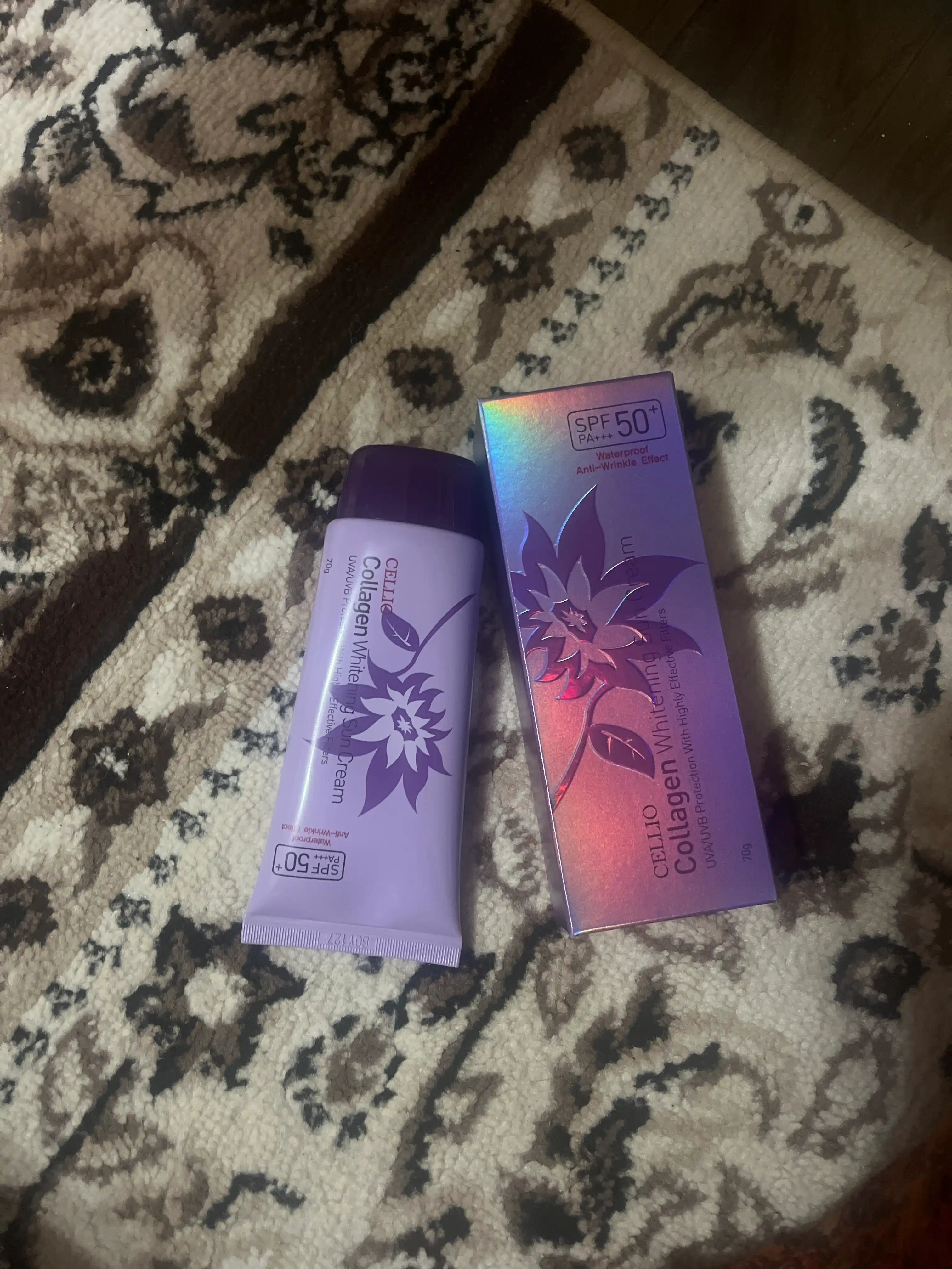 Quyoshdan himoyalash yuz kremi CELLIO Collagen White, SPF 50+, 70 g