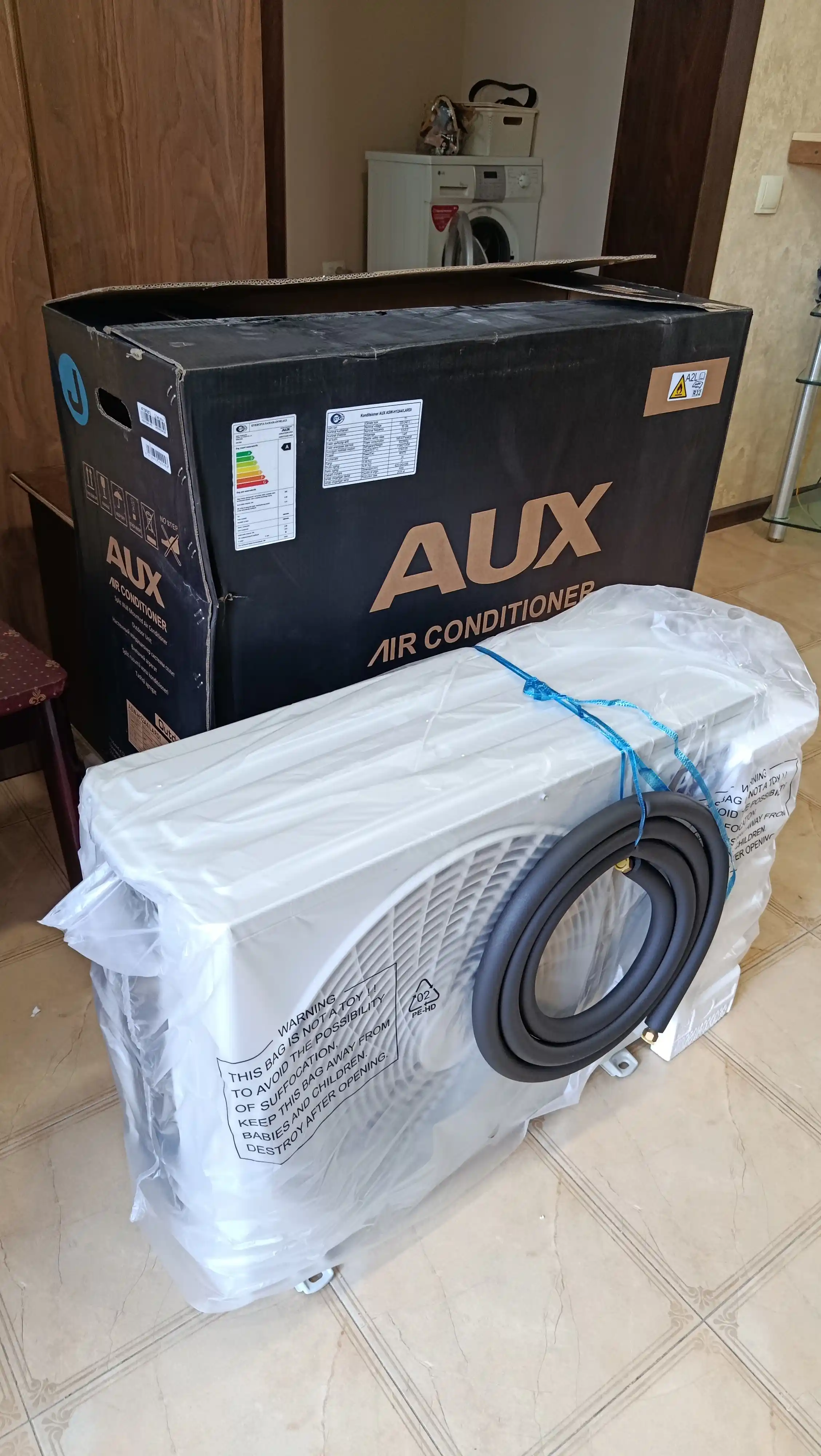 AUX ASW-H12A4/JMR Inverter konditsioneri Sovitish maydoni: 35–40 m²