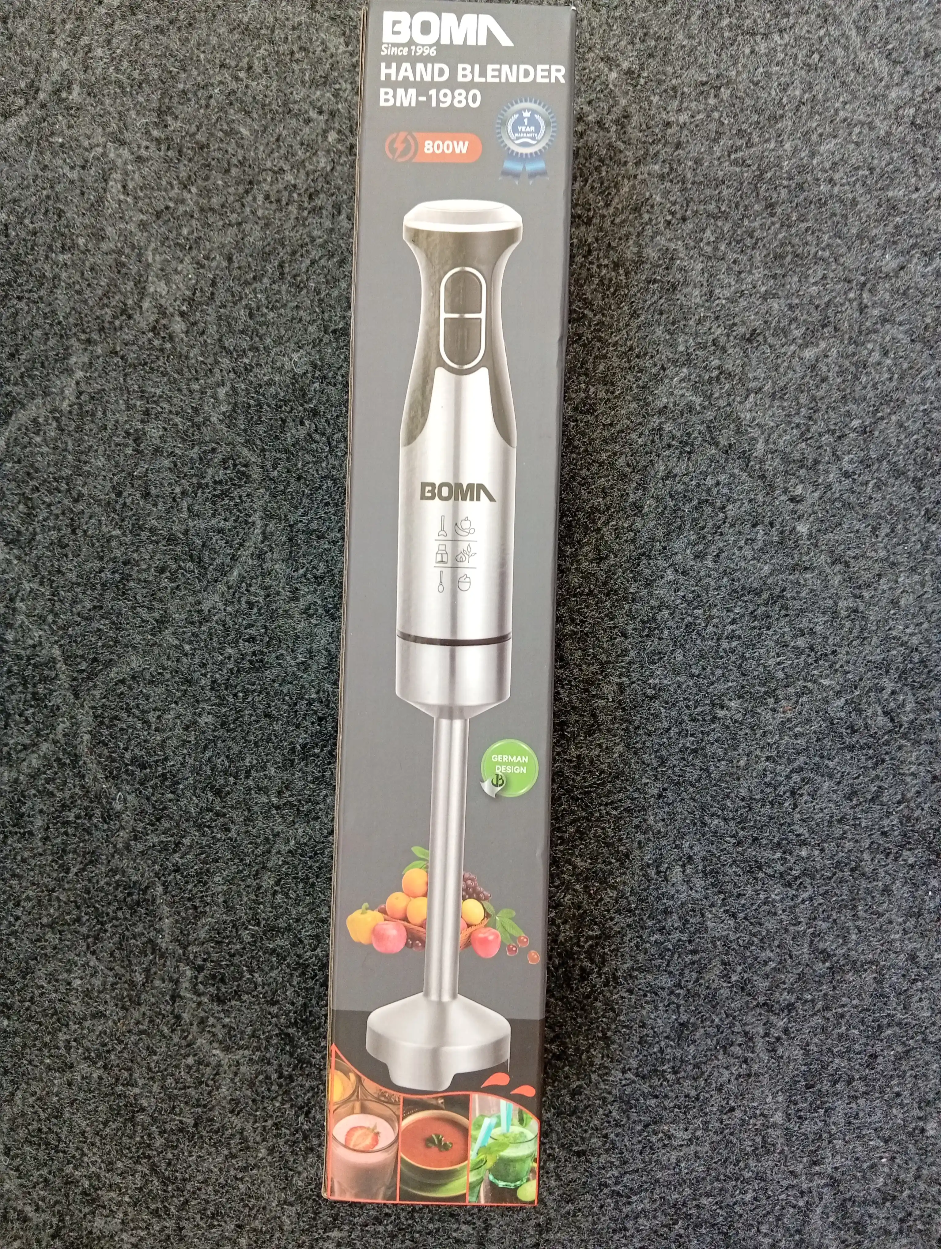 Qo'l blenderi 4 in 1, quvvati 300-1000W BOMA, ko‘p funksiyali blender, metall pogrujnoy