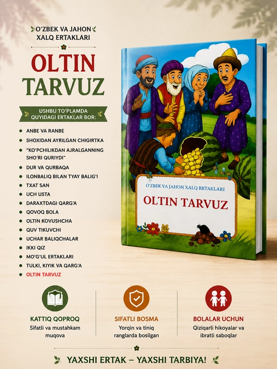 Oltin tarvuz – o‘zbek va jahon xalq ertaklari to‘plami - 