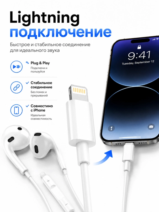 Проводные наушники