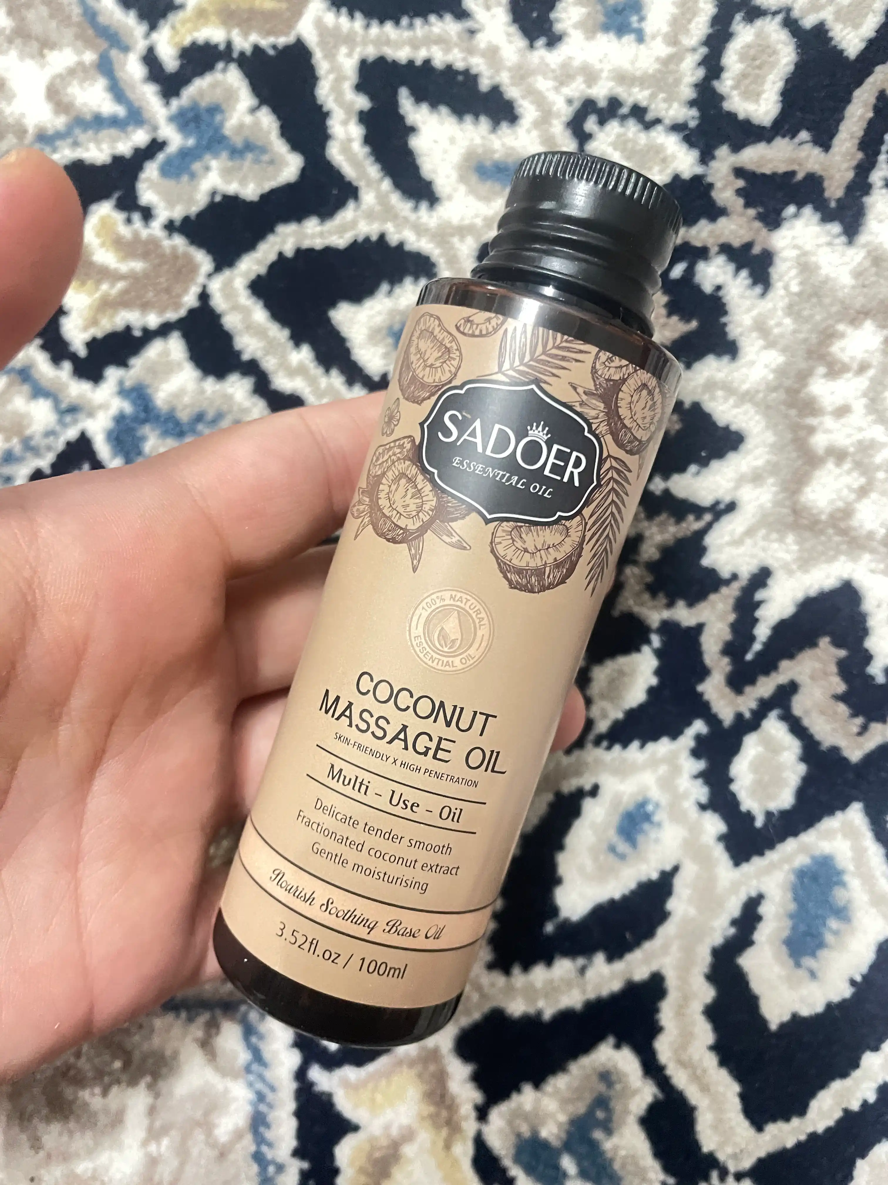 Universal massaj yog'i, tana va soch uchun, massaj moyi, 100 ml