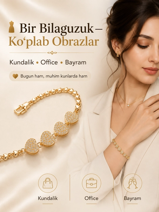 Ayollar taqinchoqlari, qizlar uchun taqinchoqlar, minimal oltin rangli bilaguzuk