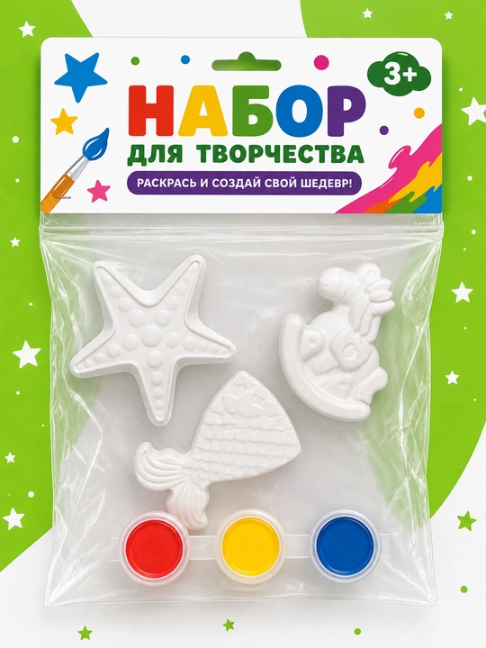 Bo‘yash uchun gips haykalchalar, 3D shakllar, gipsdan bo‘yash.Konstovar maxsulotlai - 