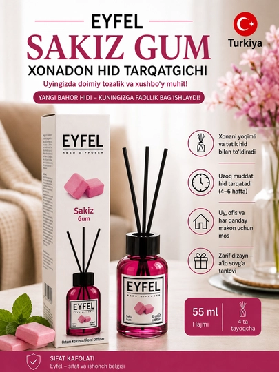 Ароматический диффузор Eyfel 55 мл - 
