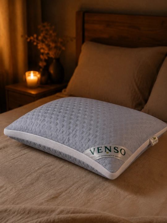 Venso Texture 50×70 sm o‘lchamli uyqu yostig‘i, gipoallergen, kattalar uchun