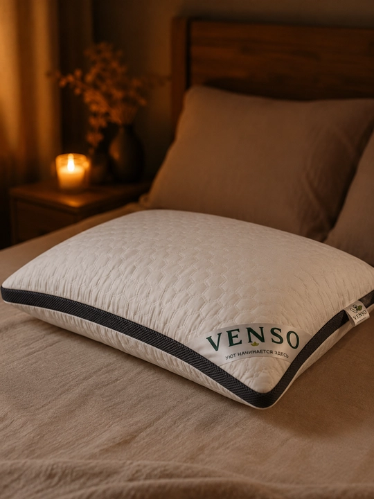 Venso Texture 50×70 sm o‘lchamli uyqu yostig‘i, gipoallergen, kattalar uchun