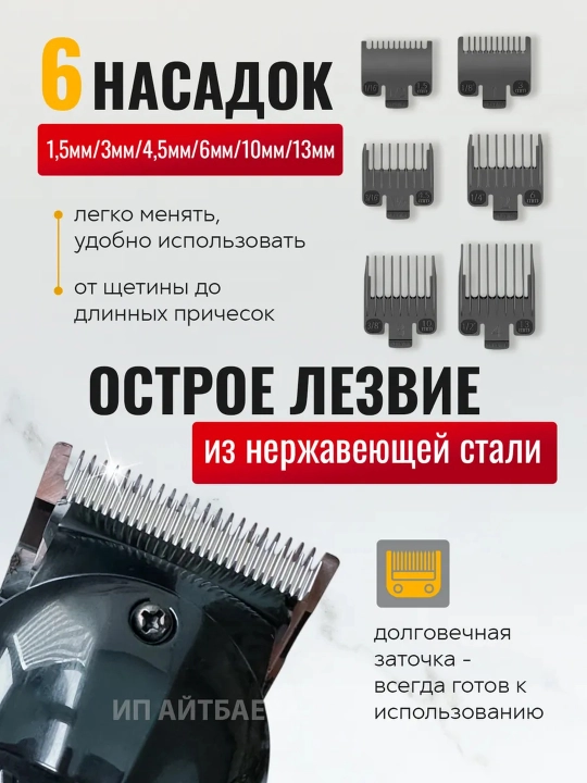 Машинка для стрижки и триммер VGR профессиональный набор, триммер