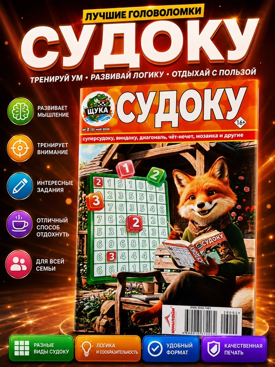 Rus tilidagi sudoku mini to‘plami, sudoku va vendoku to‘plami - 