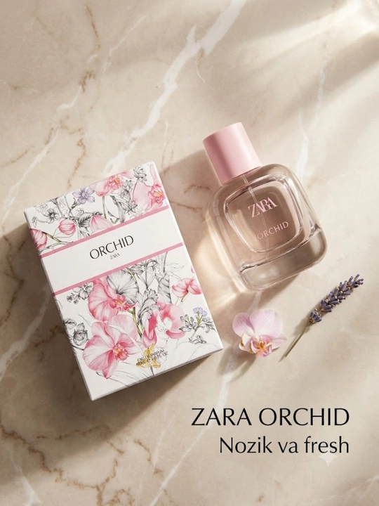 Парфюмерная вода Zara Orchid женская нежная свежая, 90 мл