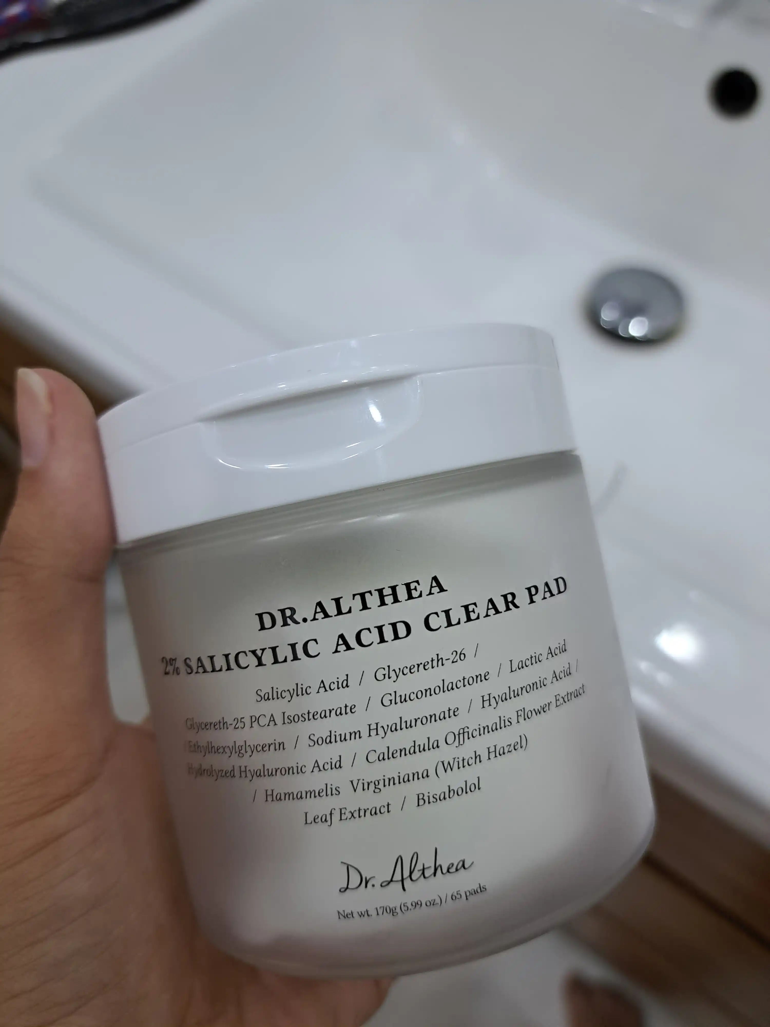 Тонер-пэды для лица Dr Althea pad, с салициловой кислотой и центеллой, пилинг, успокаивающие