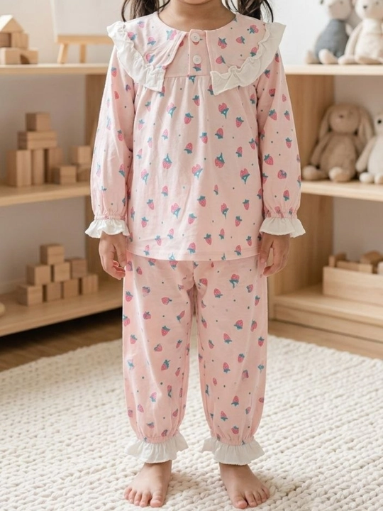Qizlar uchun pijama, 100% paxta