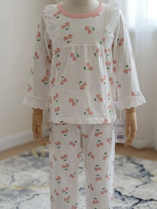Qizlar uchun pijama, 100% paxta