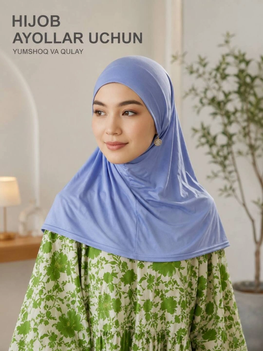 Ayollar uchun yumshoq hijob ichki qalpoqcha - 