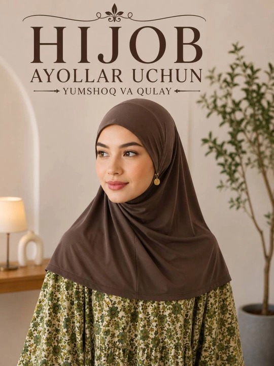 Ayollar uchun yumshoq hijob ichki qalpoqcha - 