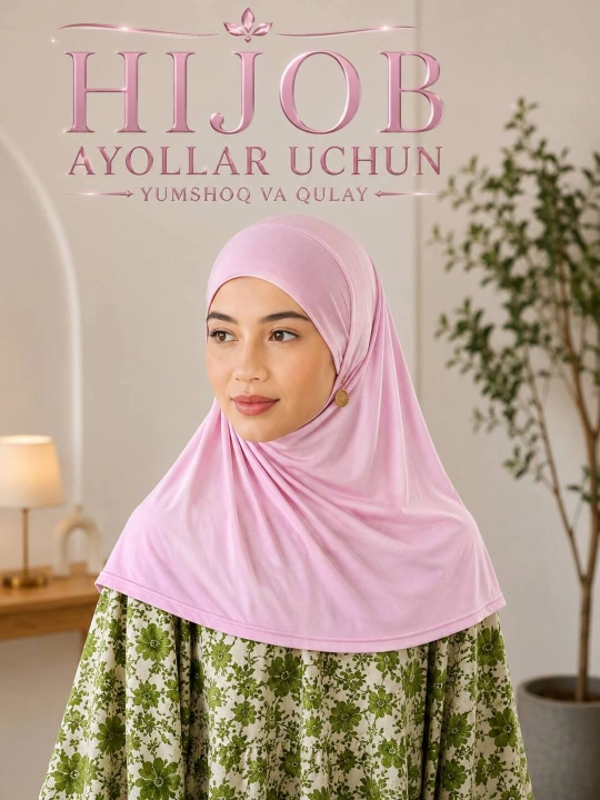 Ayollar uchun yumshoq hijob ichki qalpoqcha - 