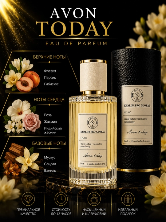 Духи женские Avon Today, парфюмерная вода для женщин Avon Today Today 30 мл 50 мл 100 мл - 