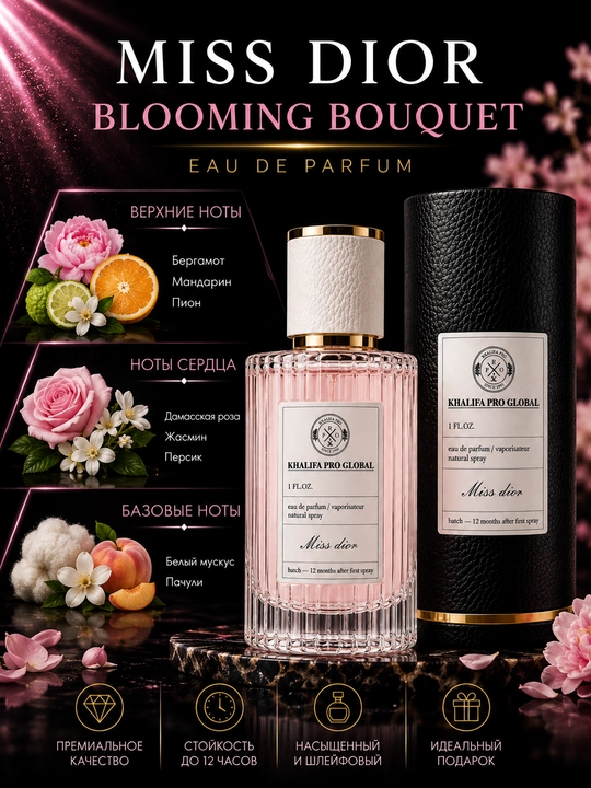 Духи женские Miss Dior Blooming Bouquet, парфюмерная вода в пробнике - 